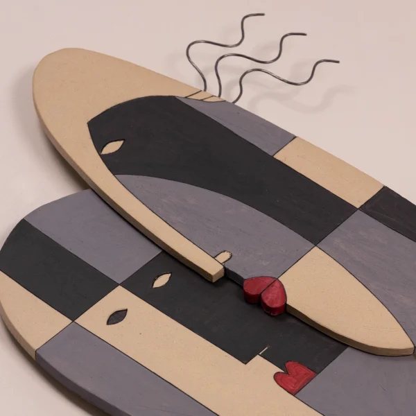 Oval Geometric Couple